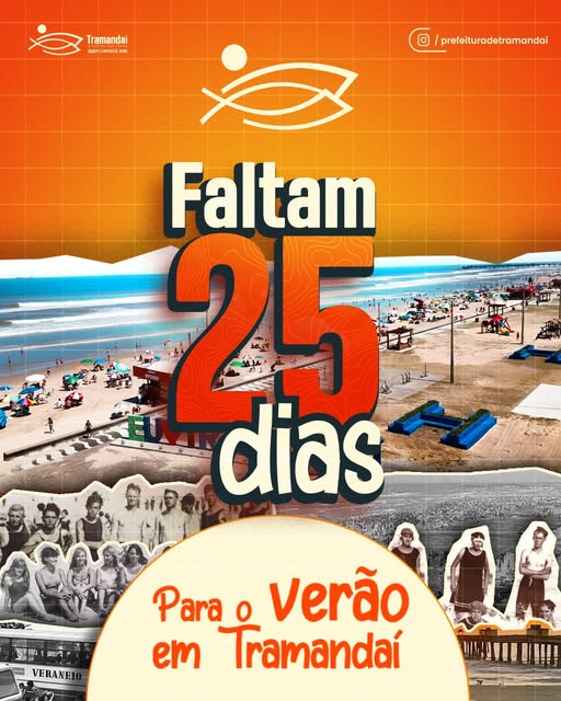 FALTAM APENAS 25 DIAS PARA O VERÃO!