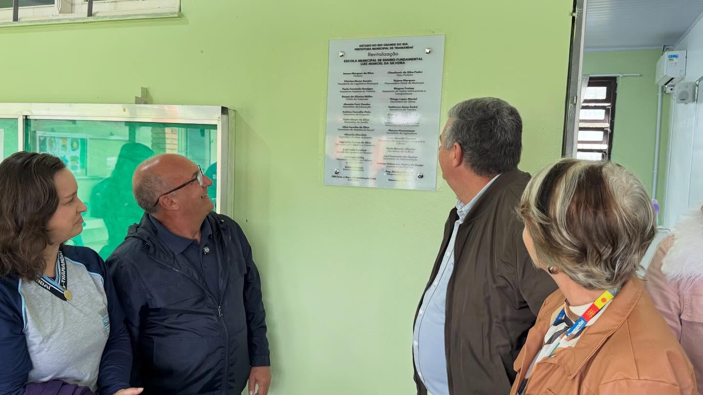 ENTREGA DA OBRA DE EXPANSÃO E REVITALIZAÇÃO DA EMEF LUIZ MANOEL DA SILVEIRA!