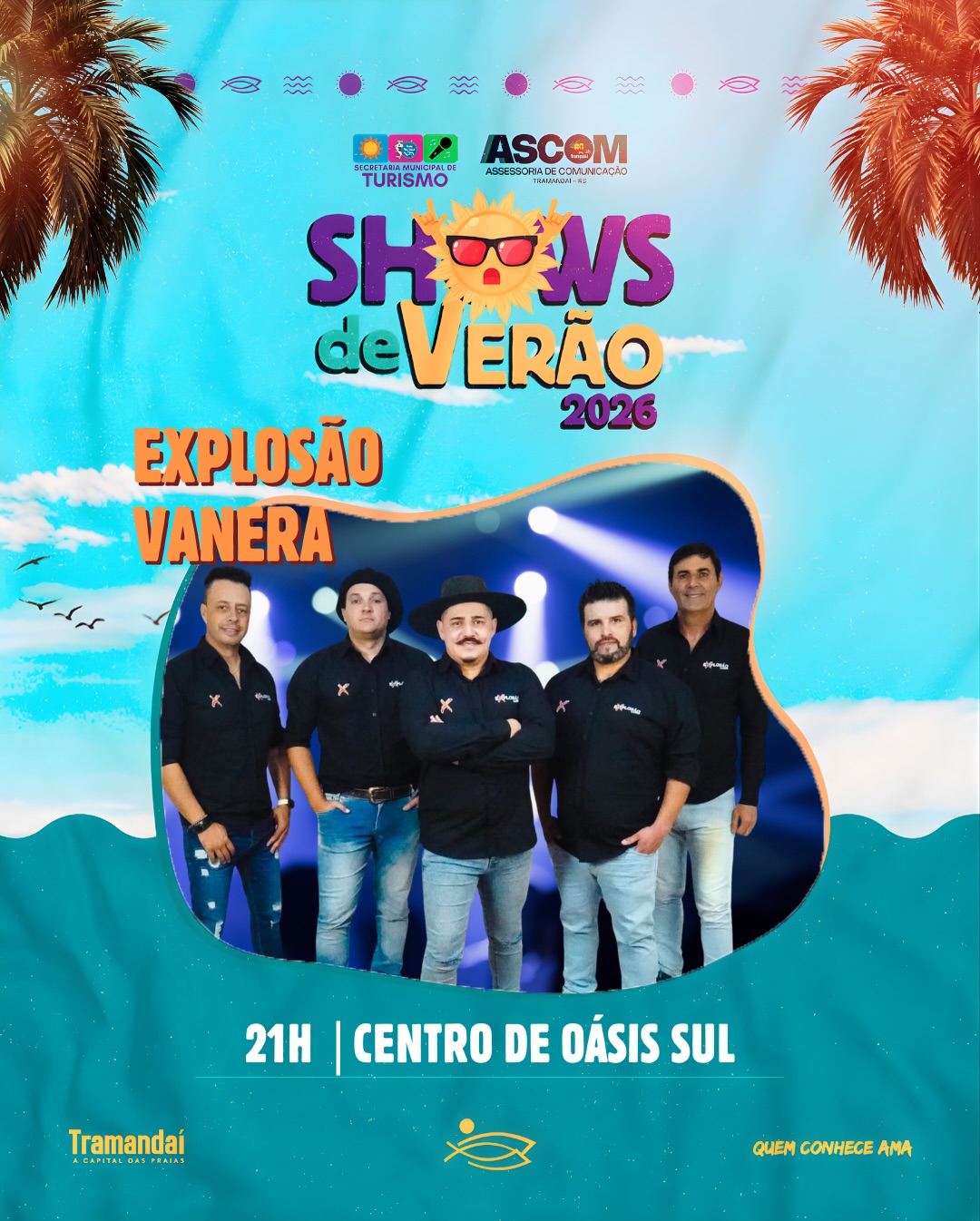 SHOWS DE VERÃO 2026 EM TRAMANDAÍ 