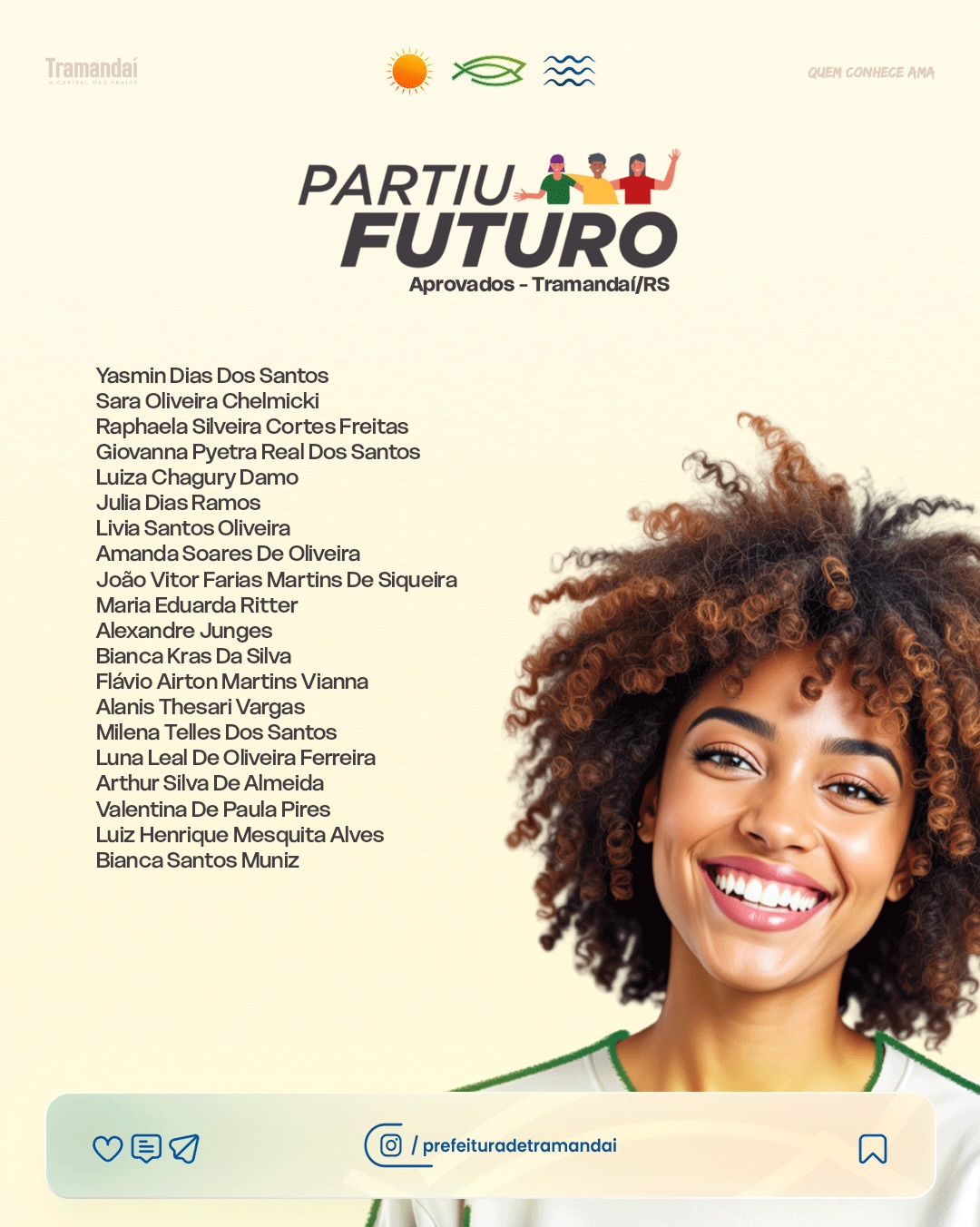 ATENÇÃO, JOVENS DE TRAMANDAÍ!