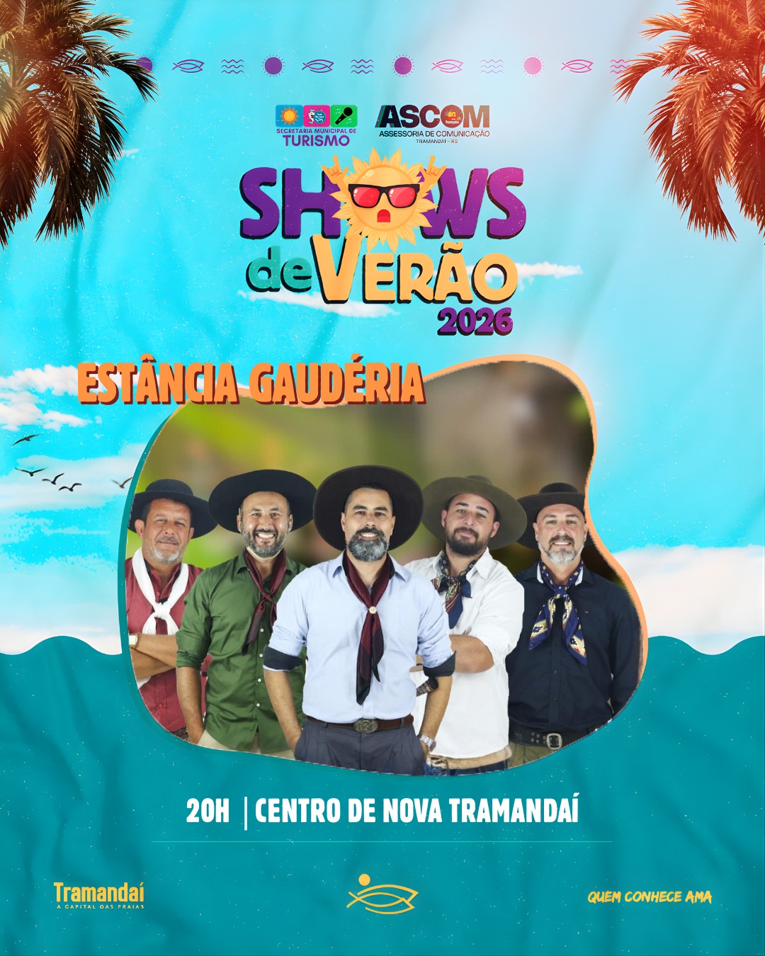 MAIS UM SÁBADO DE SHOWS DE VERÃO EM TRAMANDAÍ