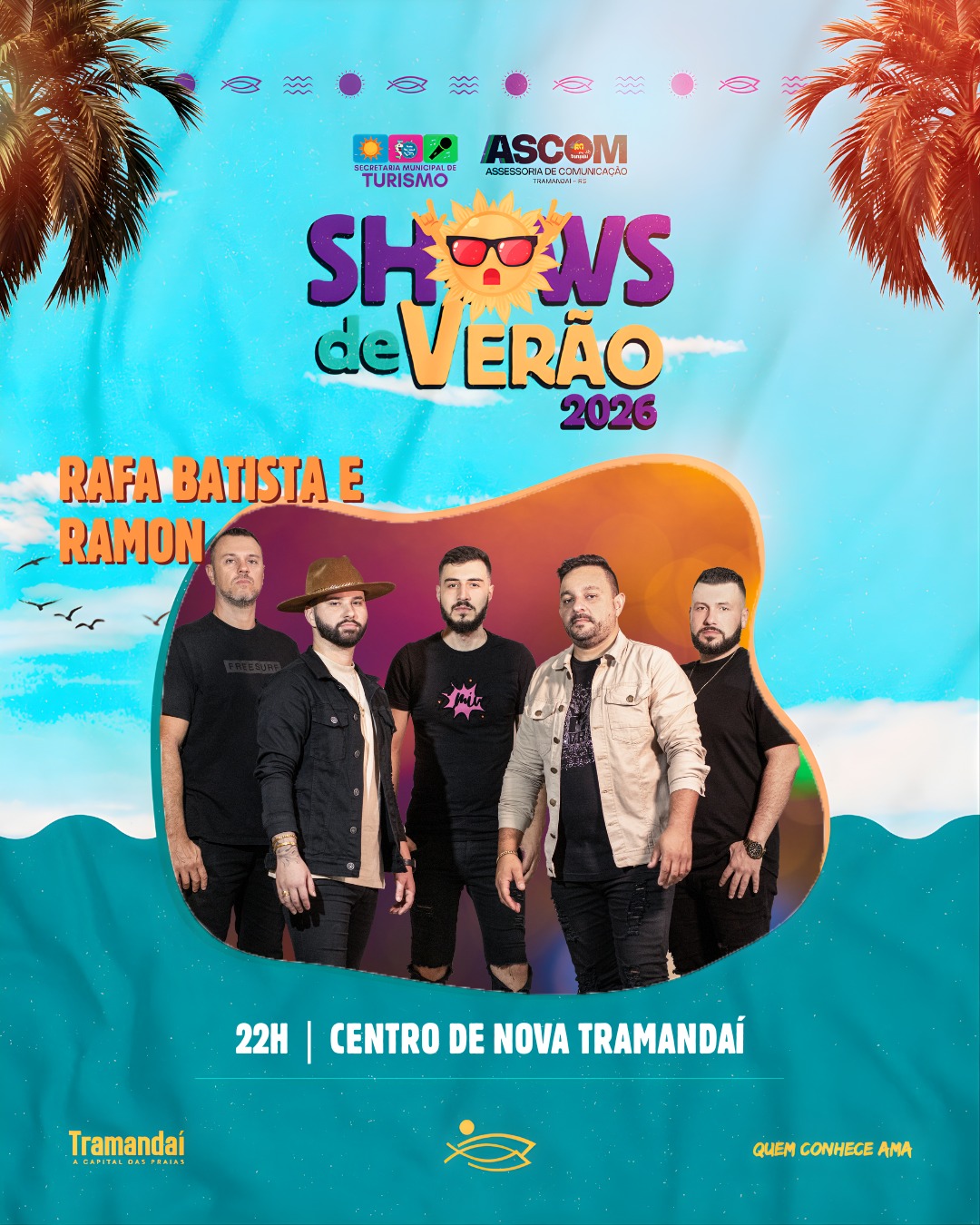 MAIS UM SÁBADO DE SHOWS DE VERÃO EM TRAMANDAÍ